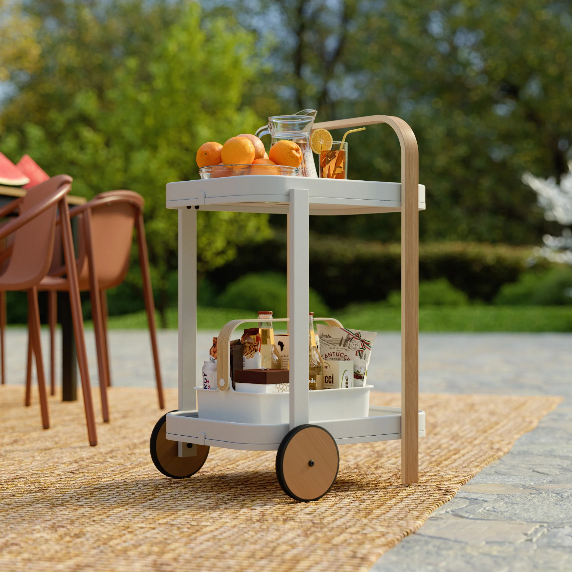 Bellwood Bar & Storage Cart - Image 13