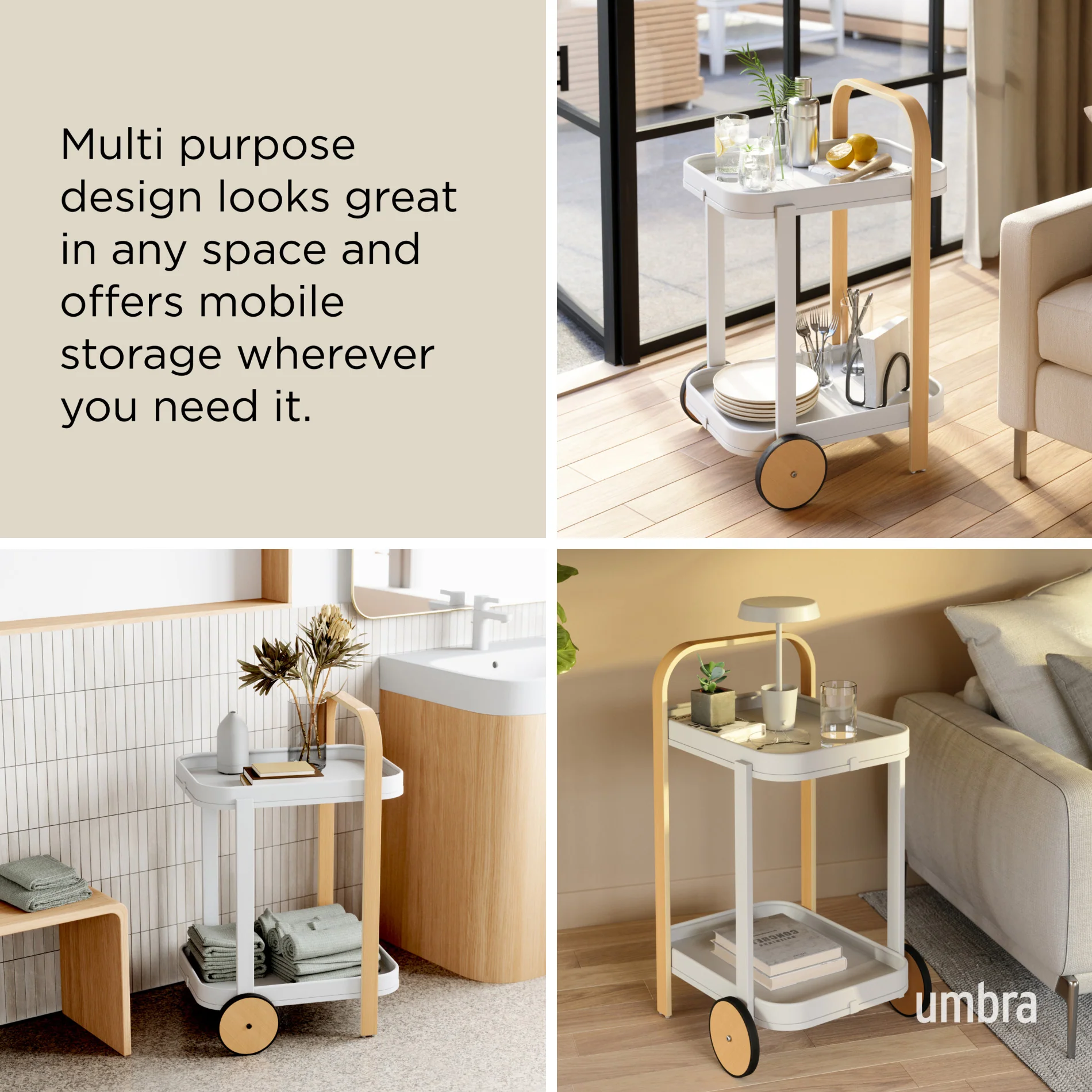 Bellwood Bar & Storage Cart - Image 18