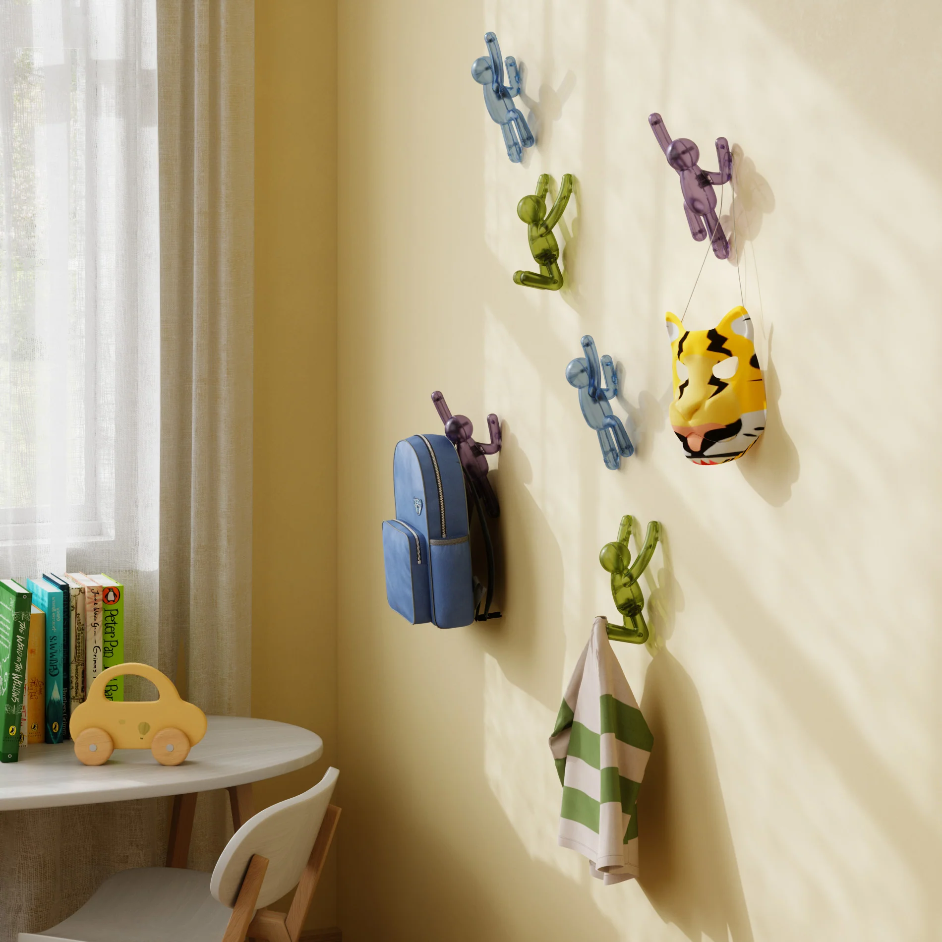 Buddy Pinpoint Wall Hooks, Set of 3 - Image 2