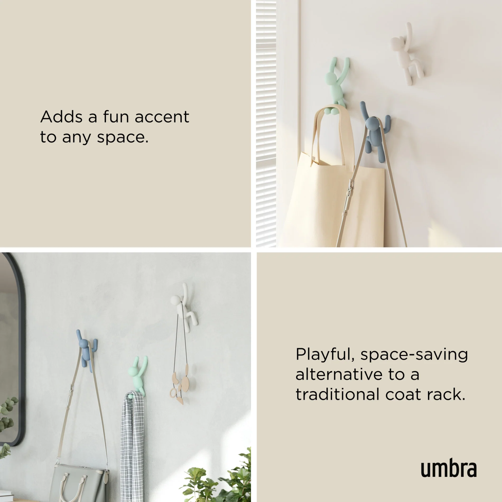 Buddy Wall Hooks, Set of 3 - Image 11