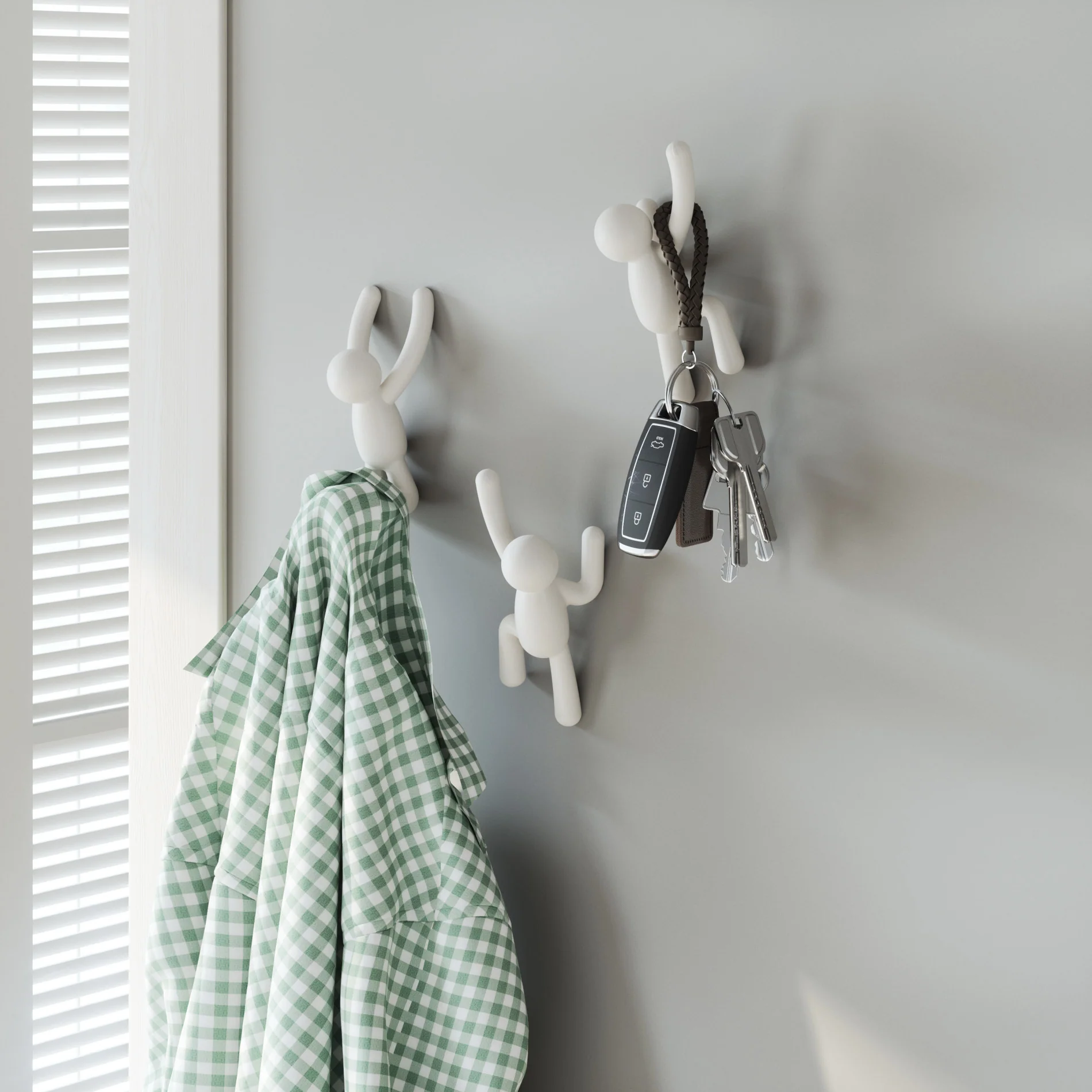 Buddy Wall Hooks, Set of 3 - Image 16