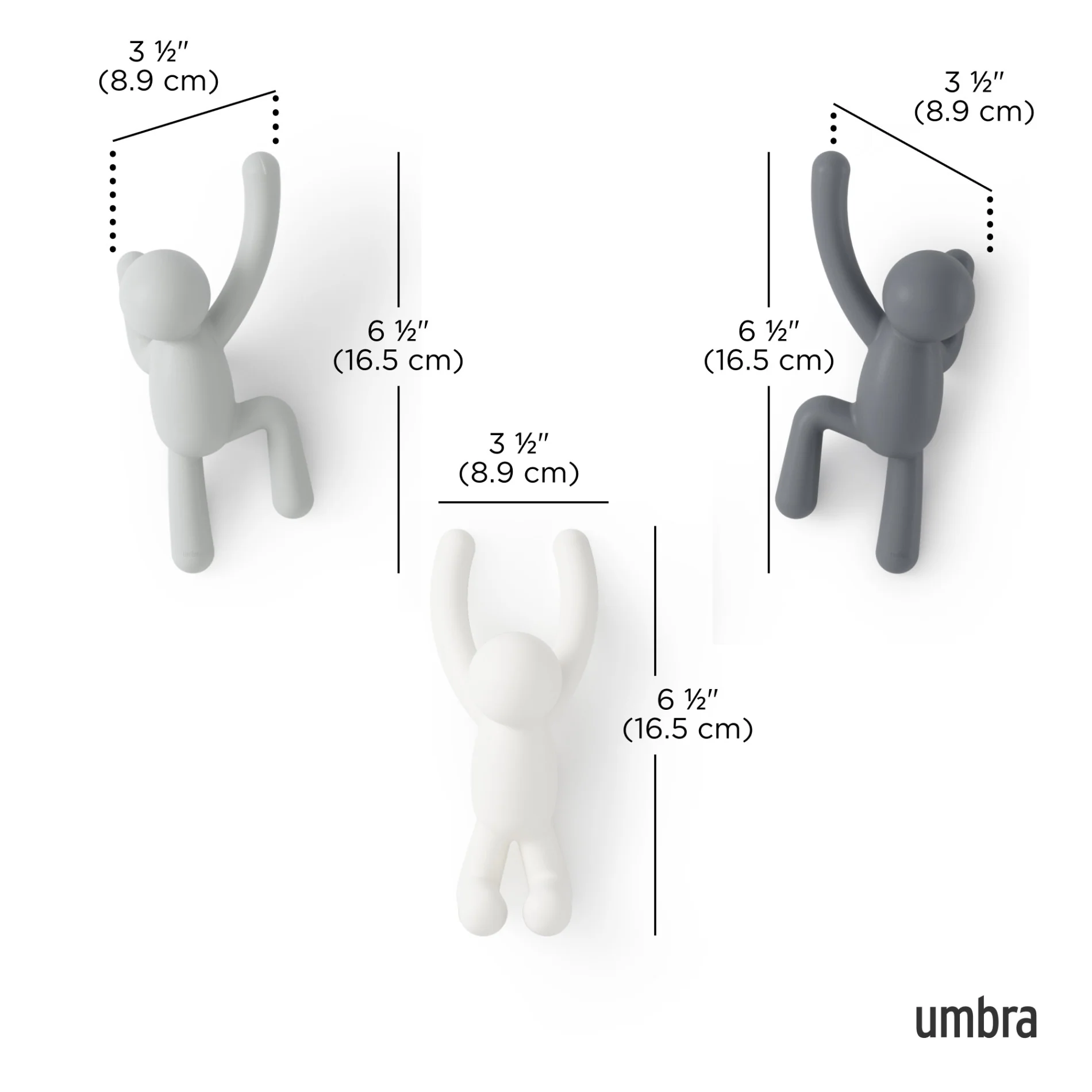 Buddy Wall Hooks, Set of 3 - Image 28