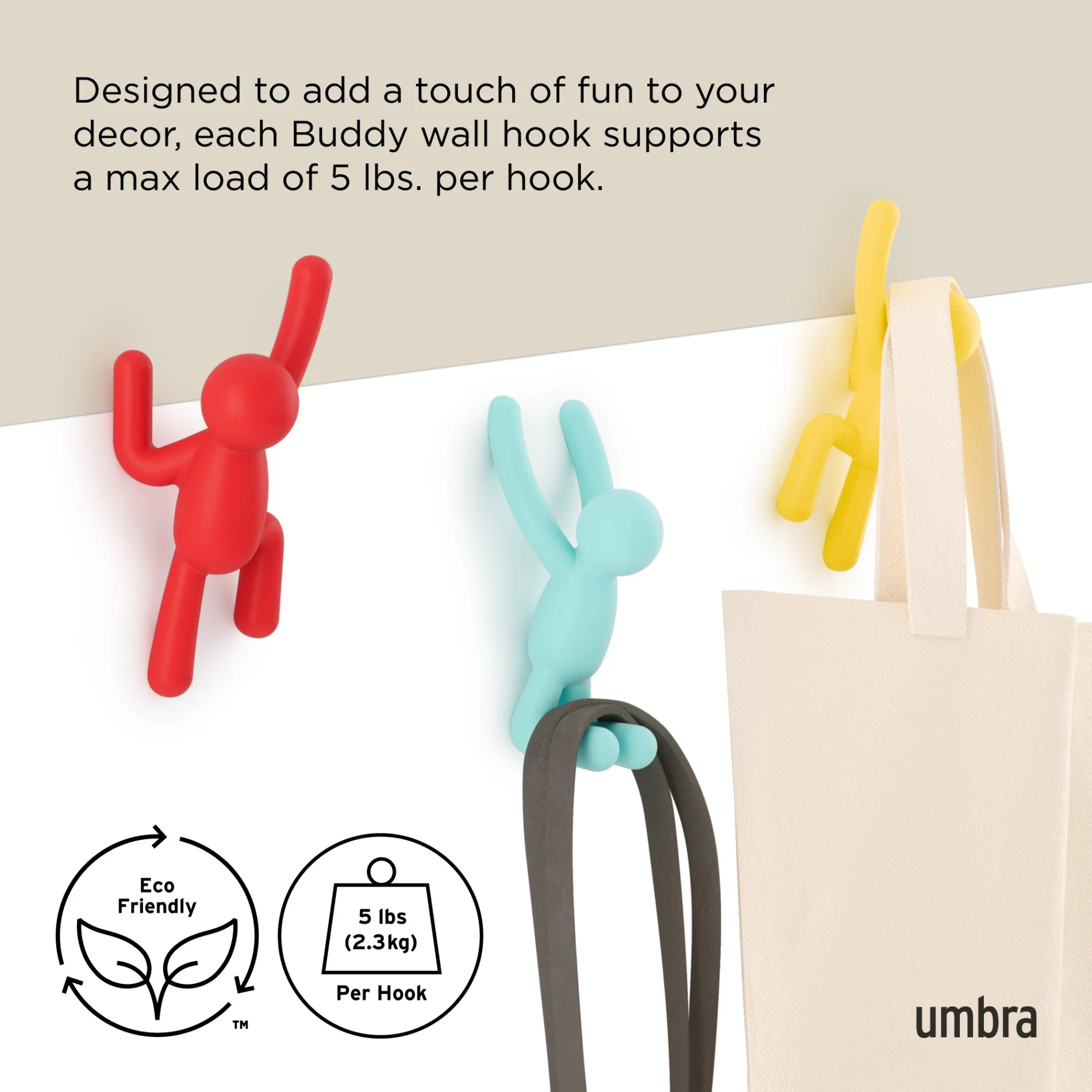 Buddy Wall Hooks, Set of 3 - Image 33