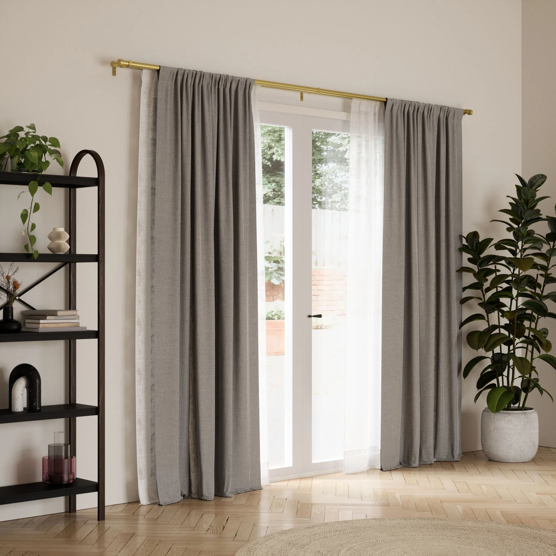Cappa Double Curtain Rod - Image 58