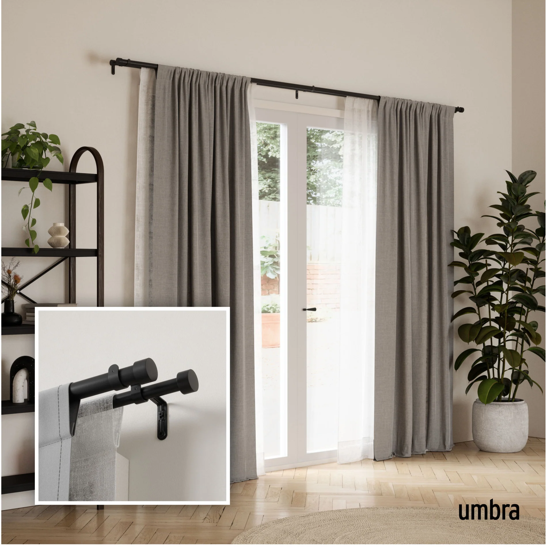 Cappa Double Curtain Rod - Image 9