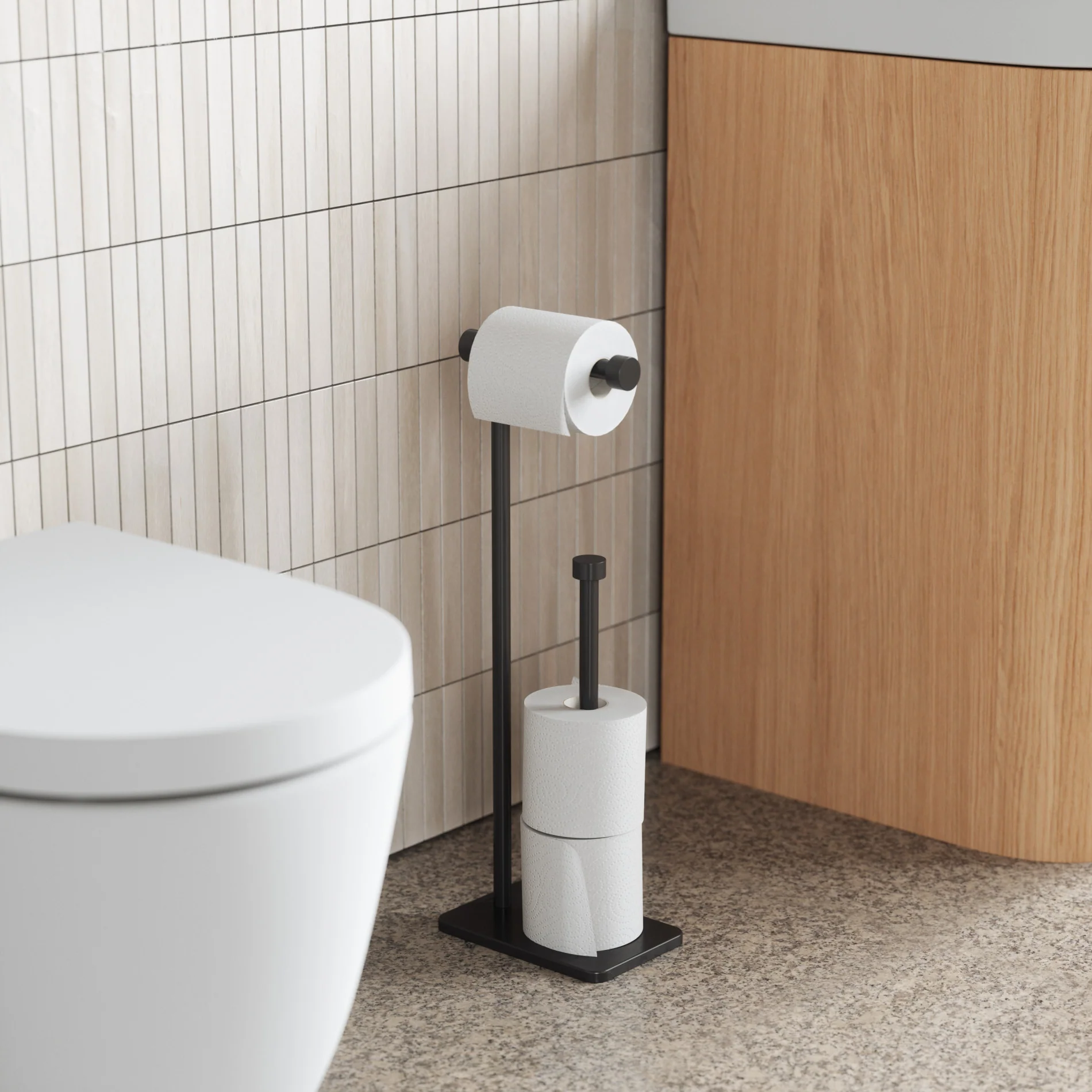Cappa Toilet Paper Holder & Reserve - Image 3