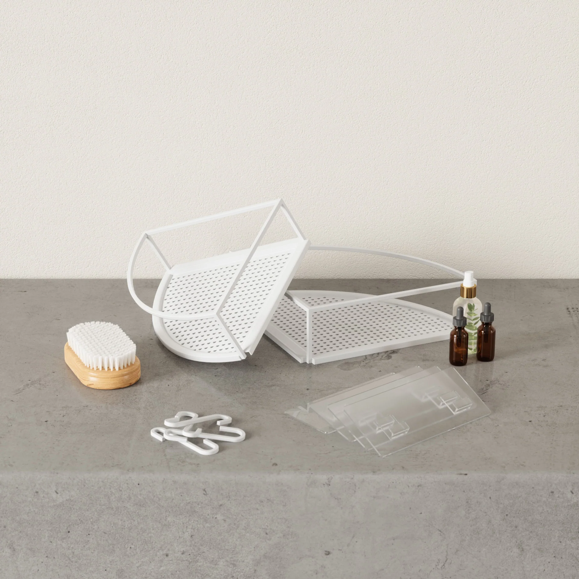 Cubiko Adhesive Corner Bins, Set of 2 - Image 8