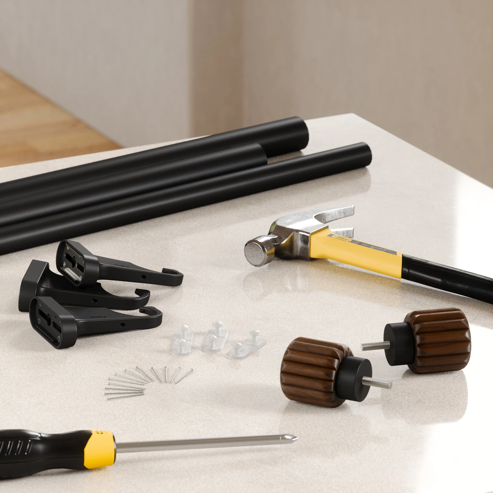 Evie Pinpoint Curtain Rod - Image 6