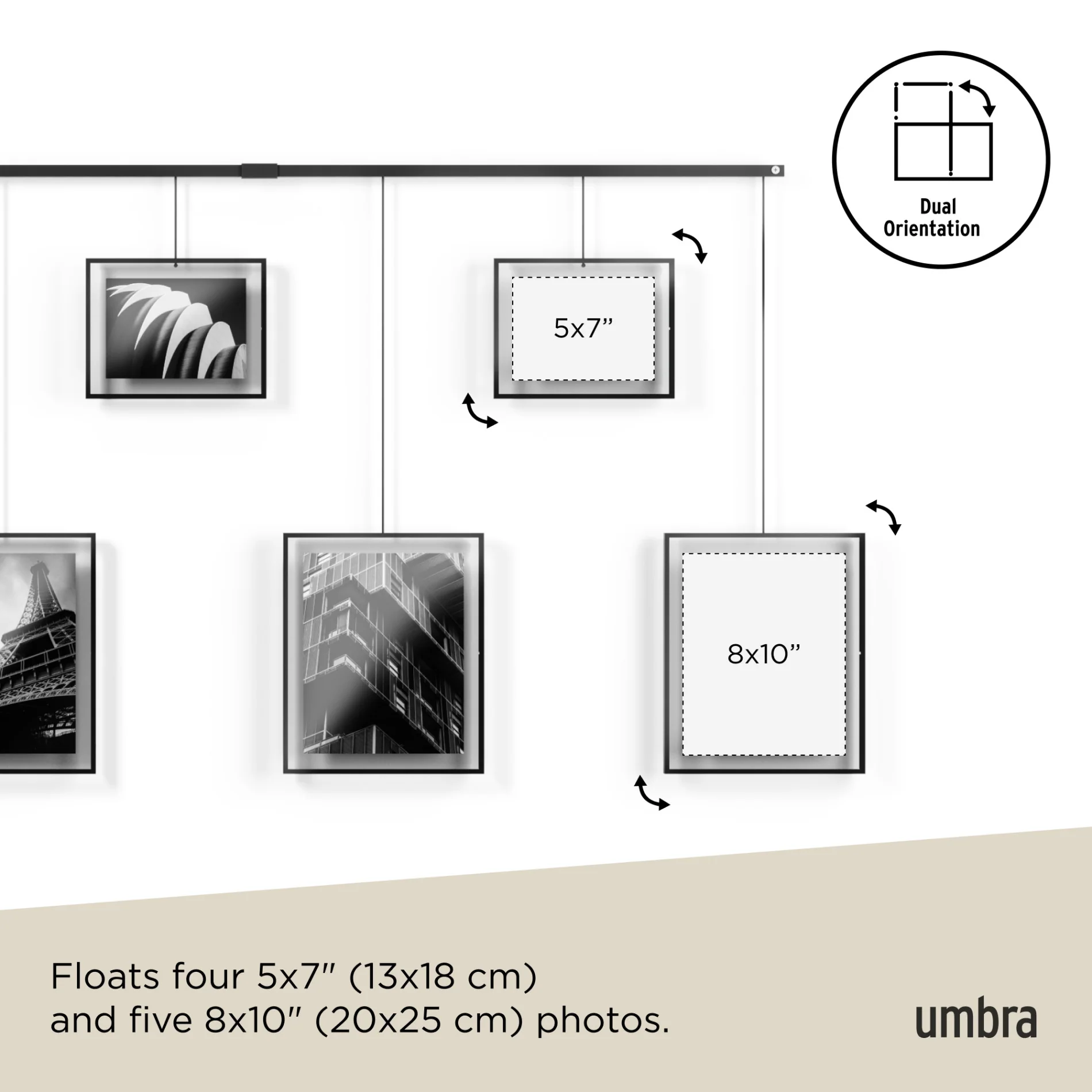 Exhibit Wall Picture Frames, Set of 9 - Image 6