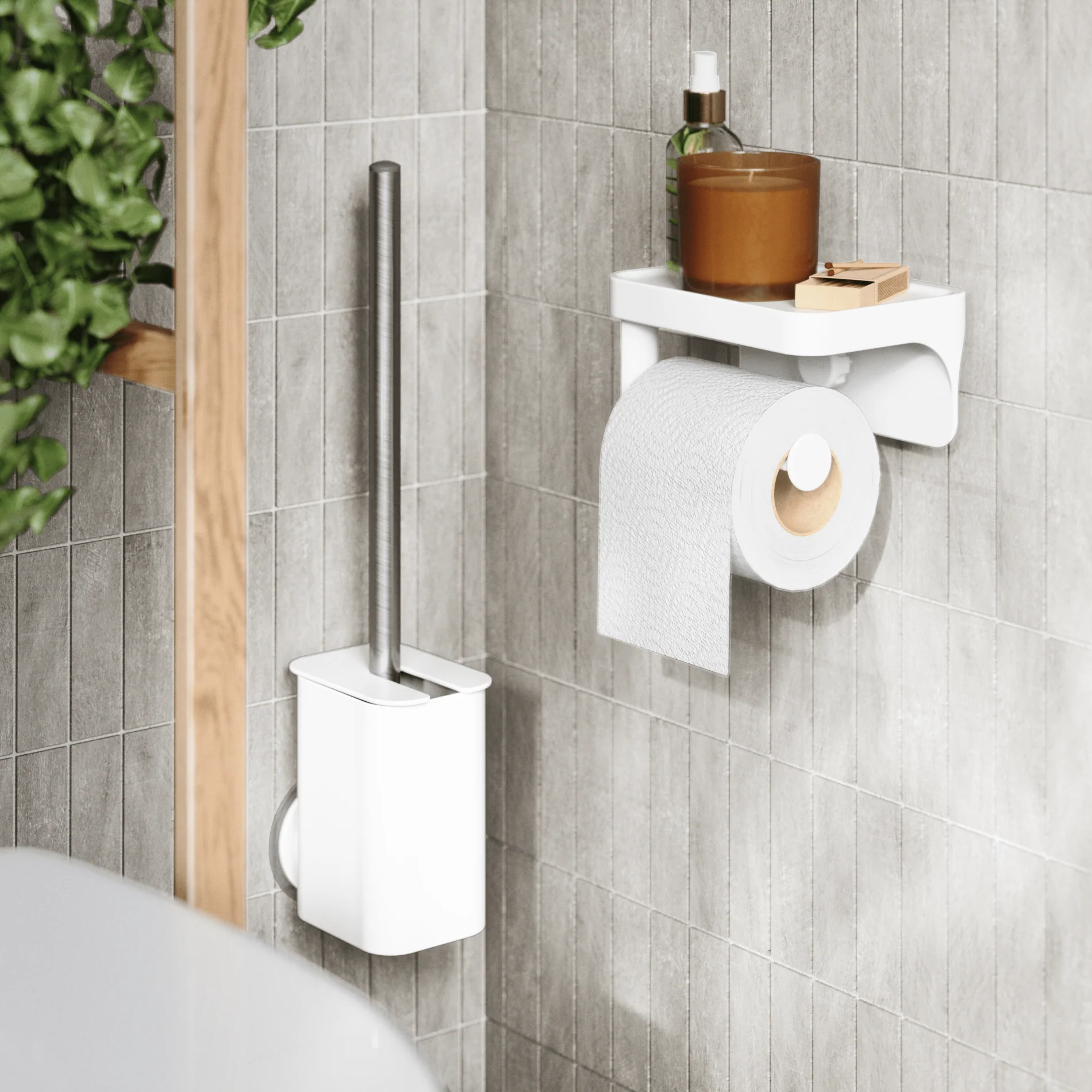 Flex Adhesive Toilet Brush - Image 3