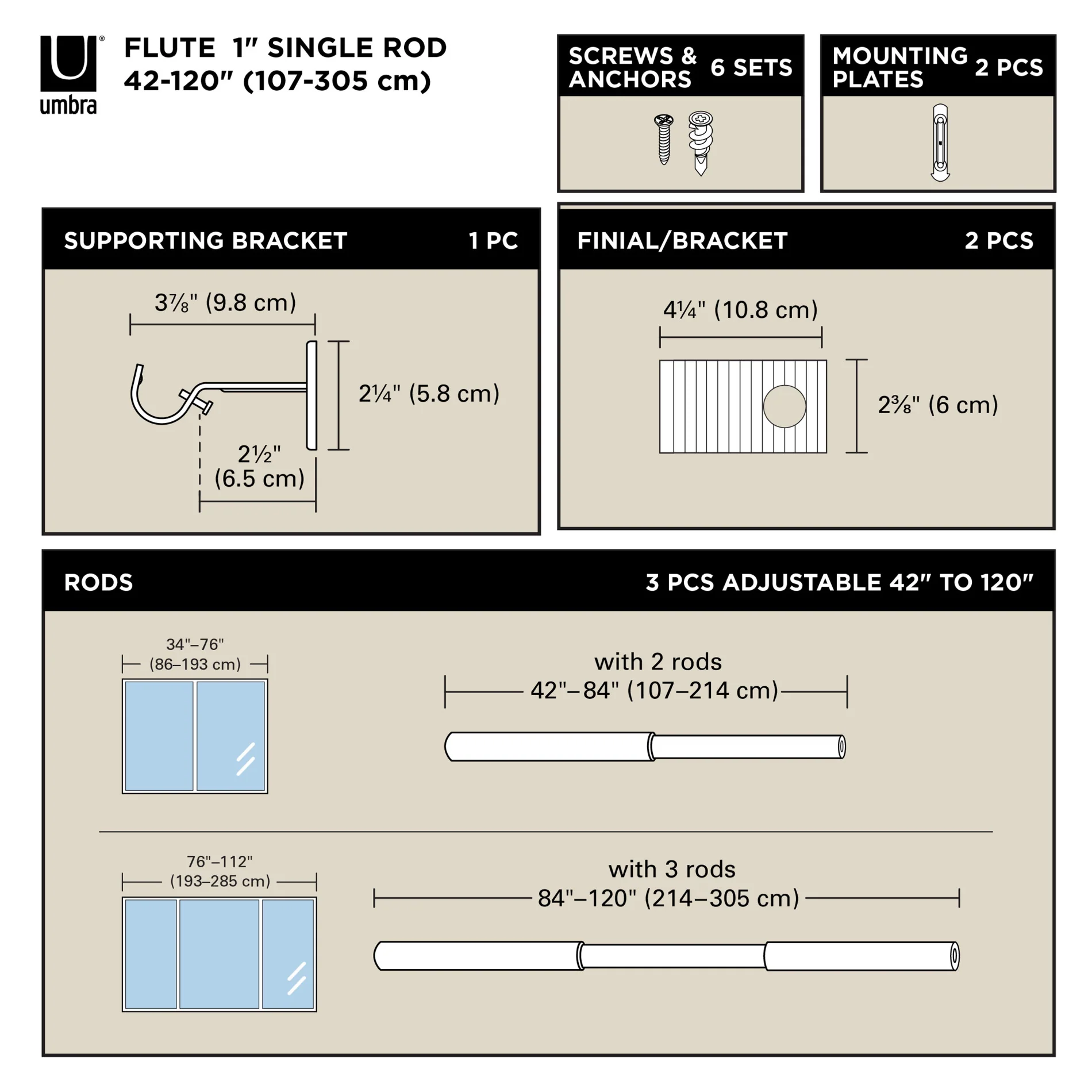 Flute Curtain Rod - Image 8
