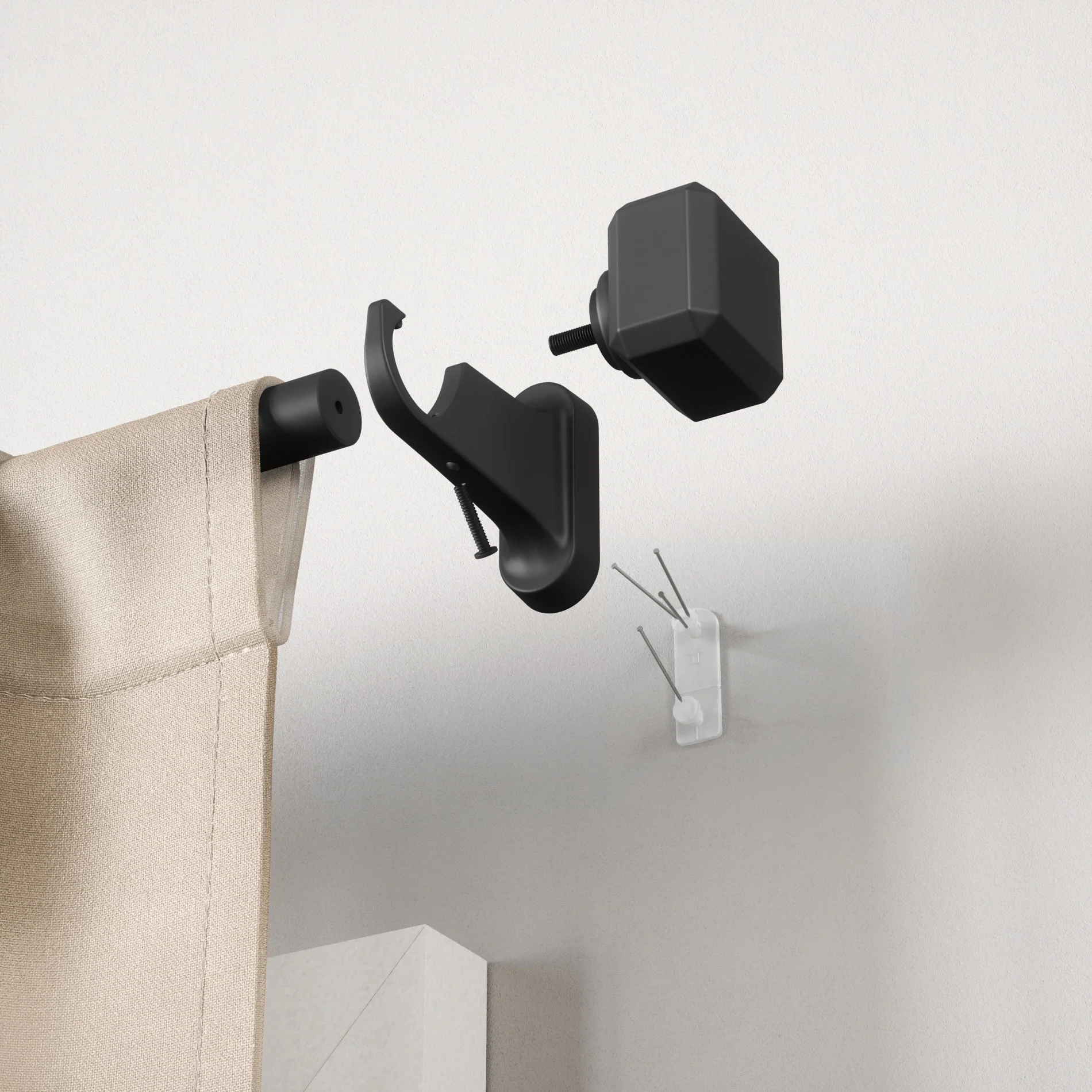 Geo Pinpoint Curtain Rod - Image 11