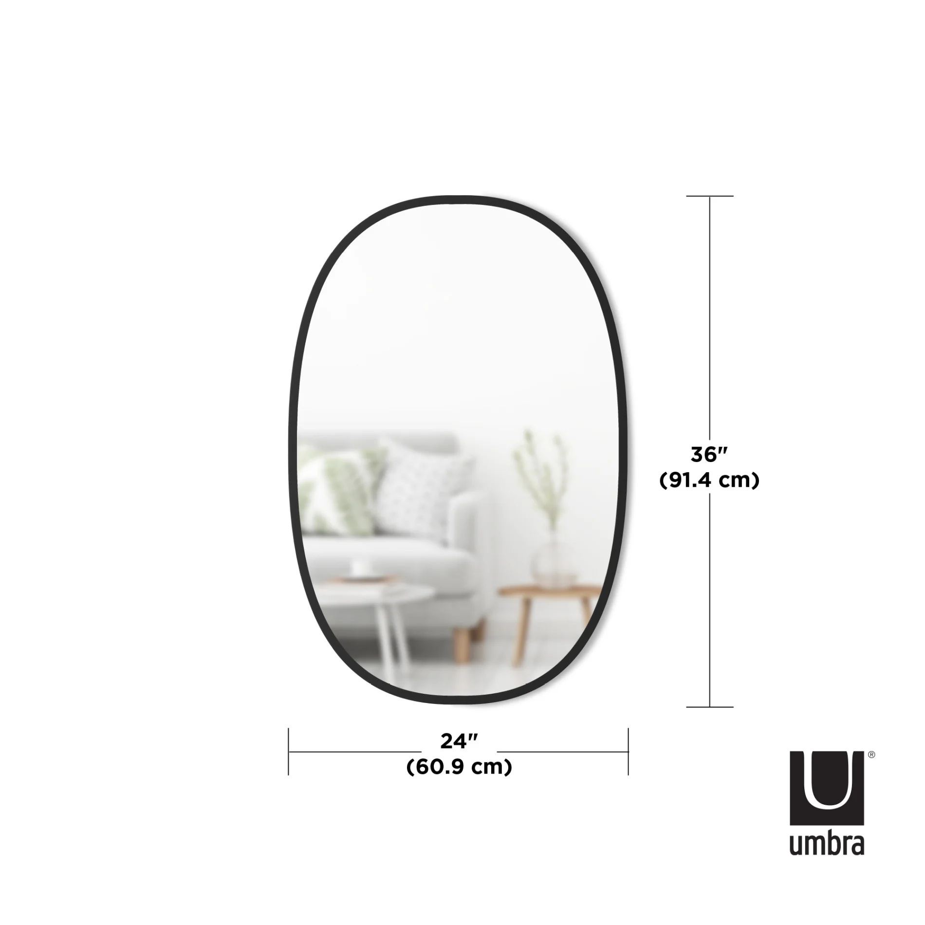 Hub Oval Wall Mirror - Image 7