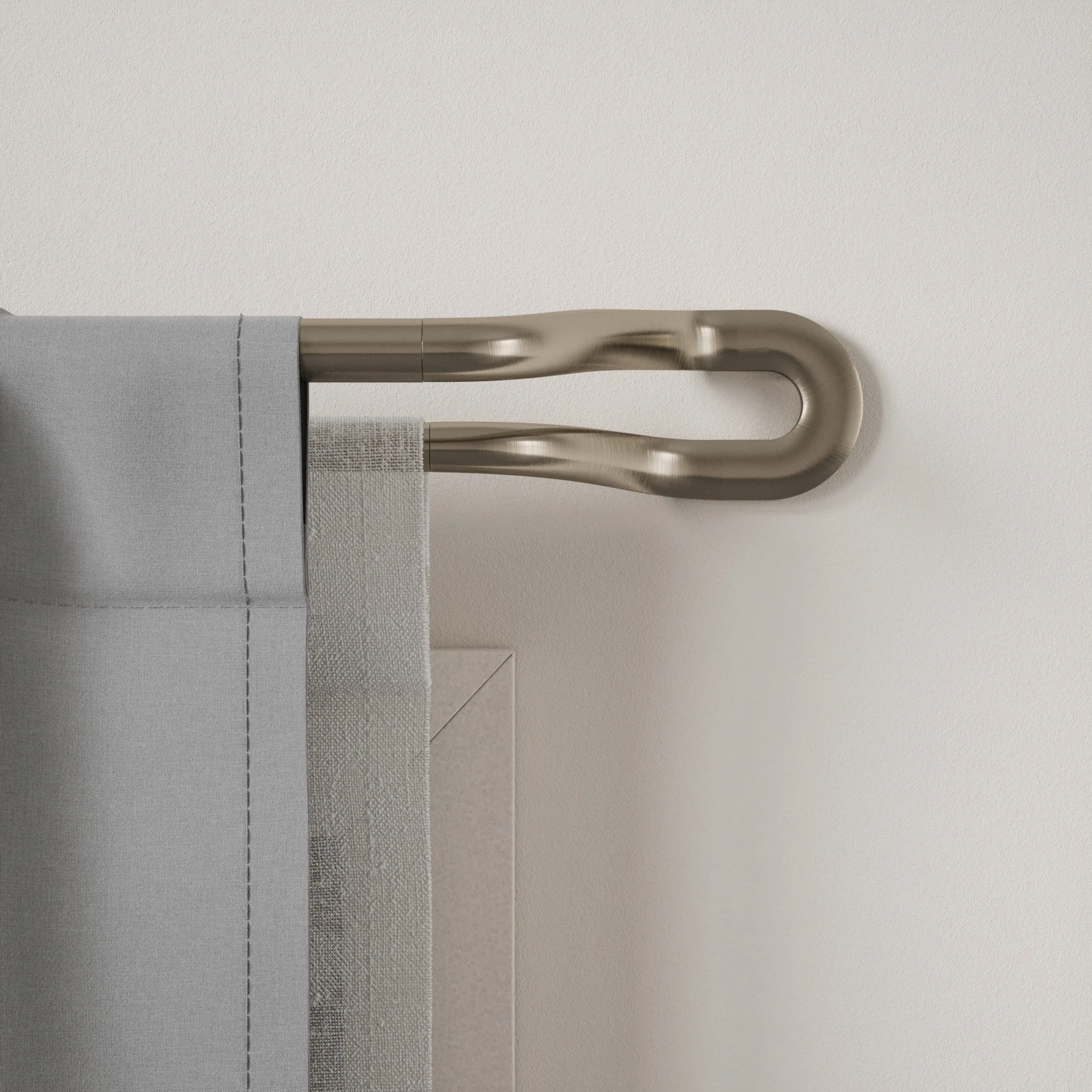 Midnight Blackout Double Curtain Rod - Image 9
