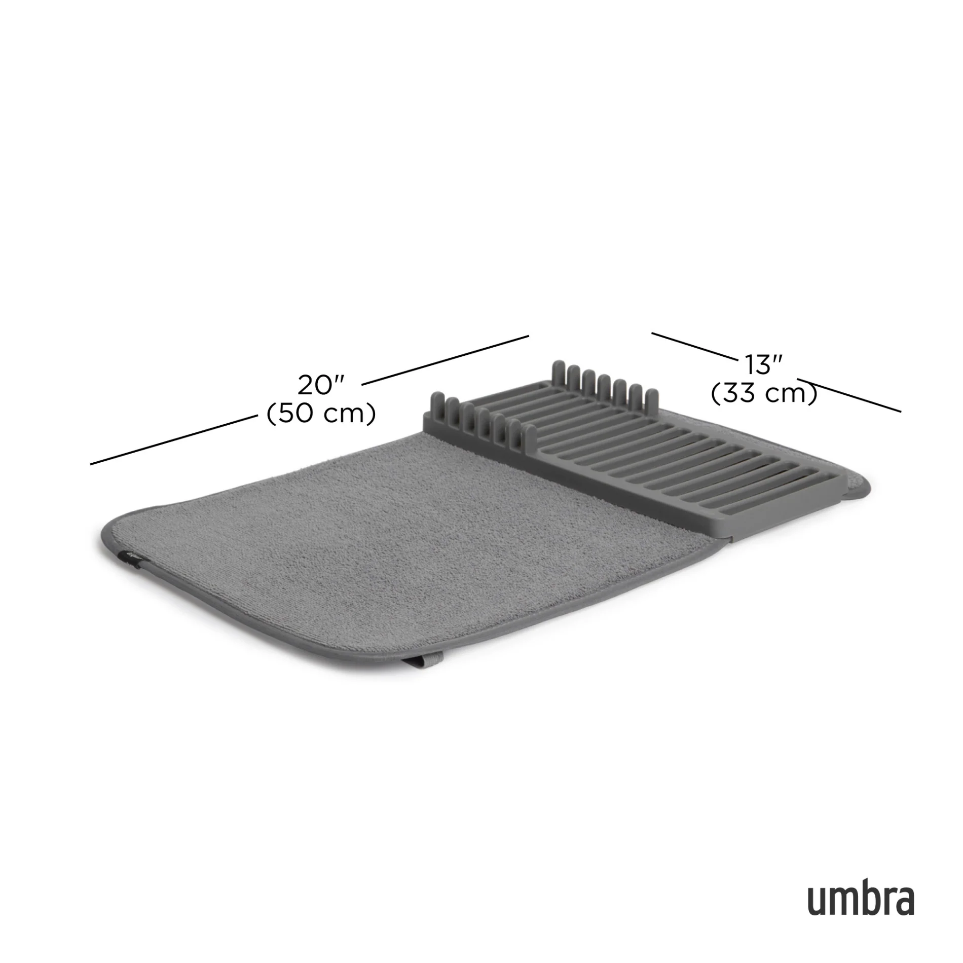 UDry Mini Dish Drying Rack with Mat - Image 6